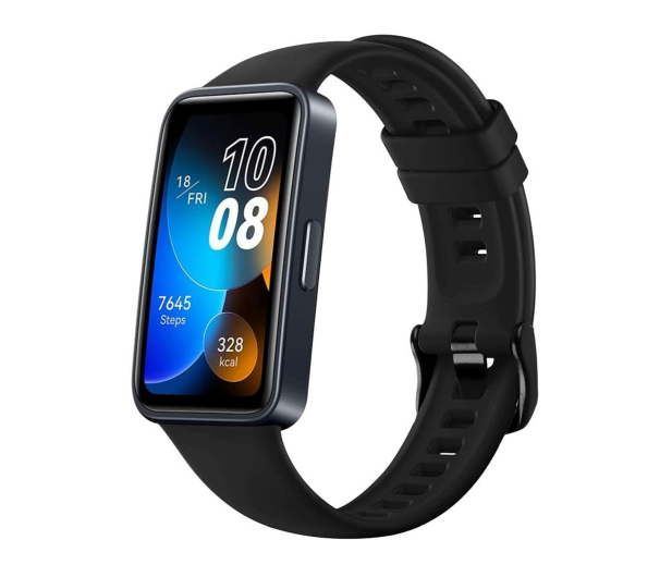 FIXED Silicone Strap do Huawei Band 8/9/10 black - 1341086 - zdjęcie